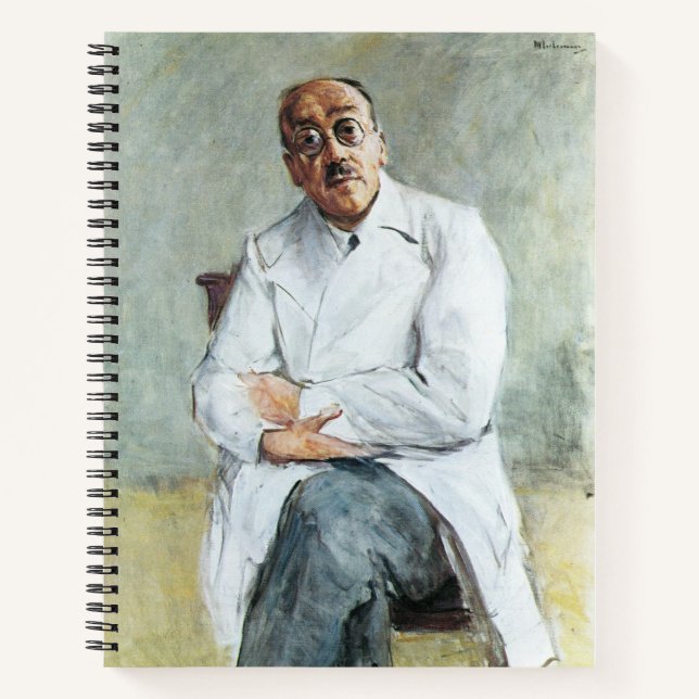 Cuaderno El cirujano (por Max Liebermann) (Anverso)