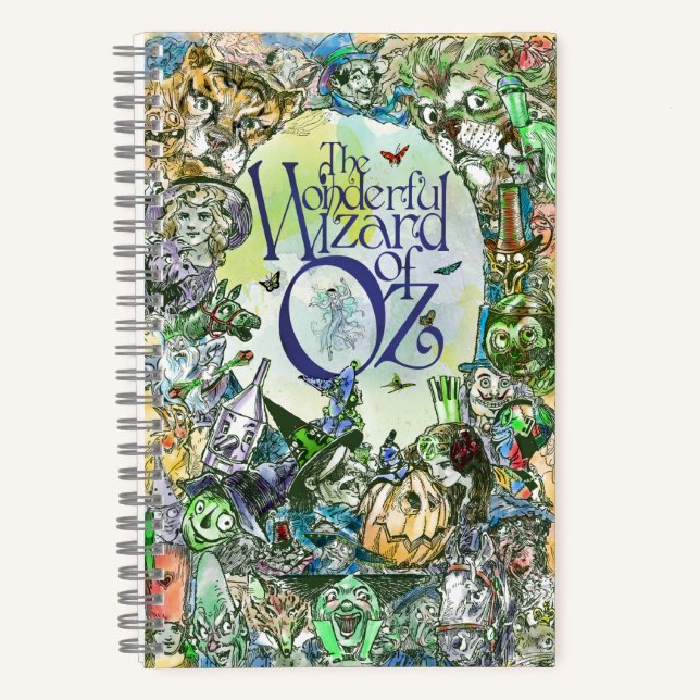 Cuaderno EL CLÁSICO MAGO de OZ Arte de Cubierta Ilustrado (Anverso)
