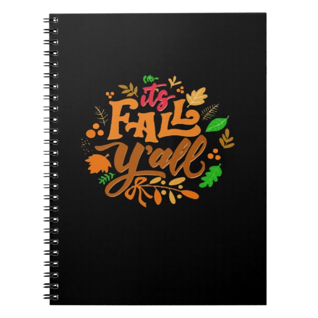 Cuaderno El clásico retro esencial de otoño (Frente)
