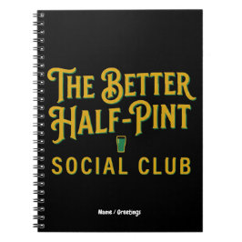 Cuaderno El Club Social Mejor Medio Litro Pub Irlandés Vint