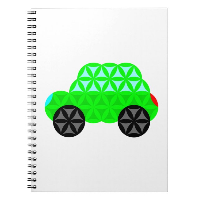 Cuaderno El Coche De La Vida - Formas Sagradas A2. (Frente)