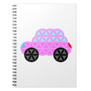 Cuaderno El Coche De La Vida - Sagradas Formas A3.Pink.