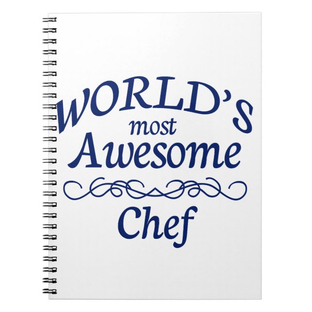 Cuaderno El cocinero más impresionante del mundo (Frente)