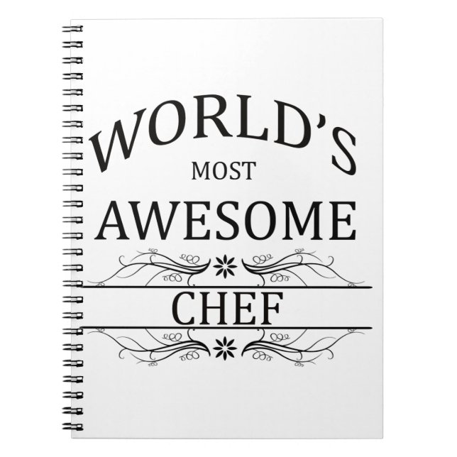 Cuaderno El cocinero más impresionante del mundo (Frente)