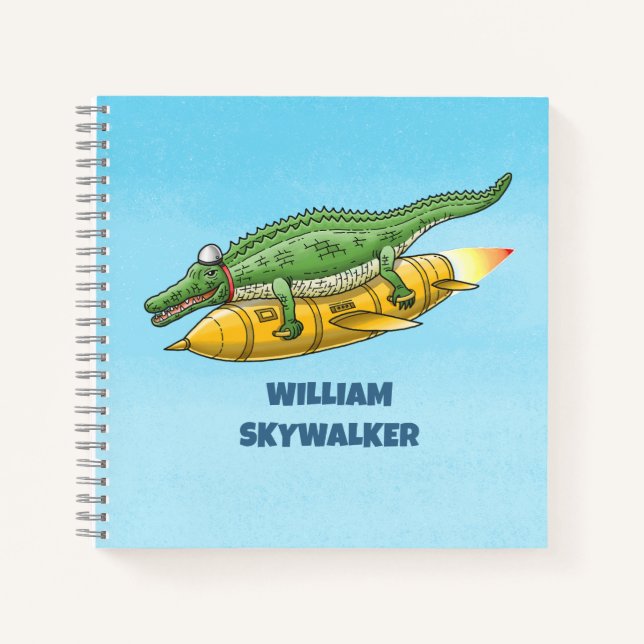 Cuaderno El Cocodrilo Cohete (Anverso)