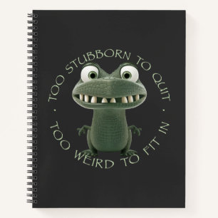 Cuaderno El Cocodrilo Es Demasiado Estúpido Para Dejar De S