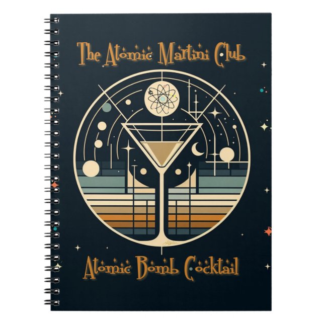Cuaderno El cóctel de la bomba atómica del atómico Club Mar (Frente)