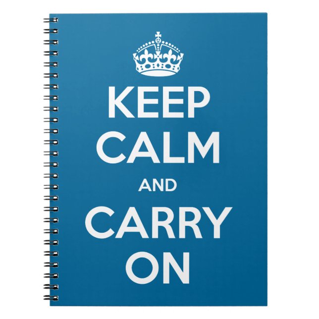 Cuaderno El color de encargo guarda calma y continúa (Frente)