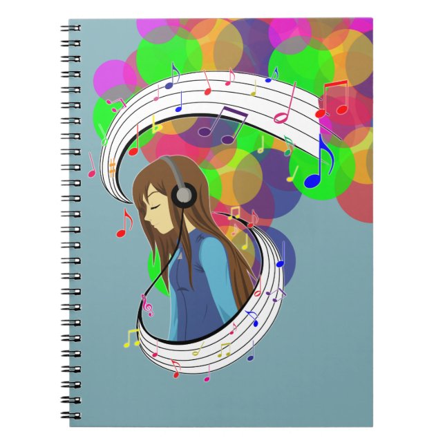 Cuaderno El color de la música (Frente)
