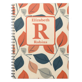 Cuaderno El color de los autus deja un monograma personaliz