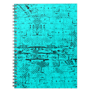 Cuaderno El color turquesa es muy claro. Elementos de semit