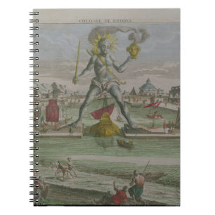 Cuaderno El coloso de Rodas, detalle del strad de la