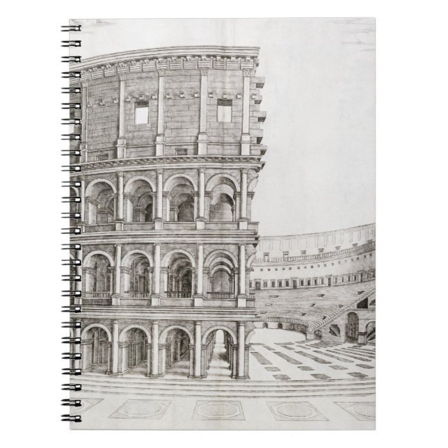 Cuaderno El Colosseum, construido en el ANUNCIO 80 (Frente)