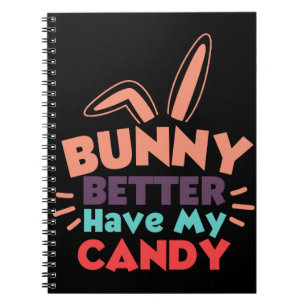 Cuaderno El conejo mejor que tenga mi caramelo