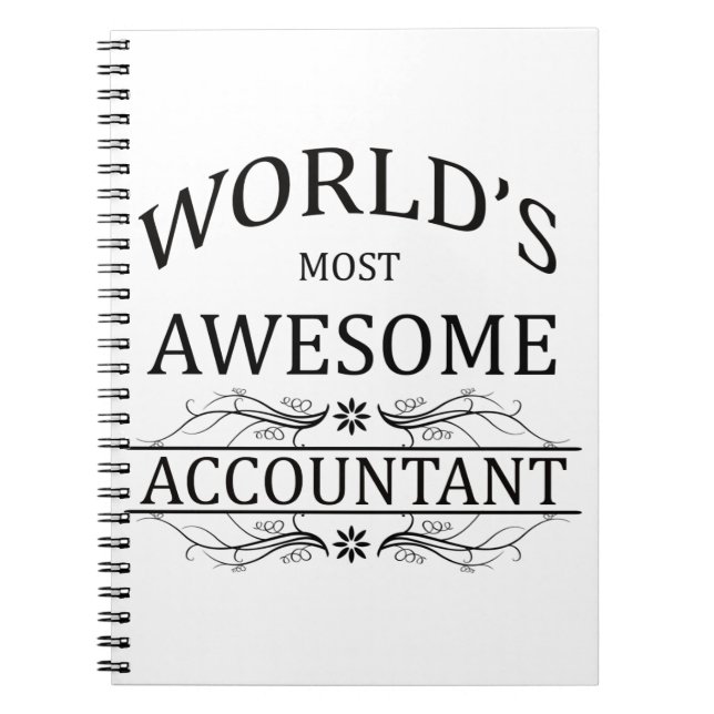 Cuaderno El contable más impresionante del mundo (Frente)