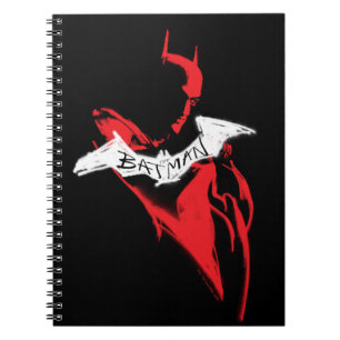 Cuaderno El contorno de la pintura con aerosol de Batman