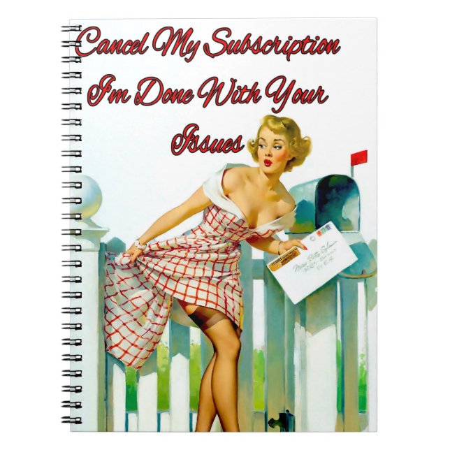 Cuaderno El contratiempo de Gil Elvgren en los años 1950 (Frente)