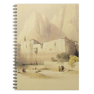 Cuaderno El convento de St. Catherine, monte Sinaí, Februa