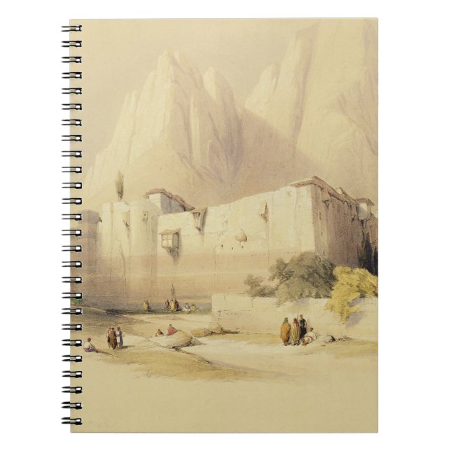 Cuaderno El convento de St. Catherine, monte Sinaí, Februar (Frente)