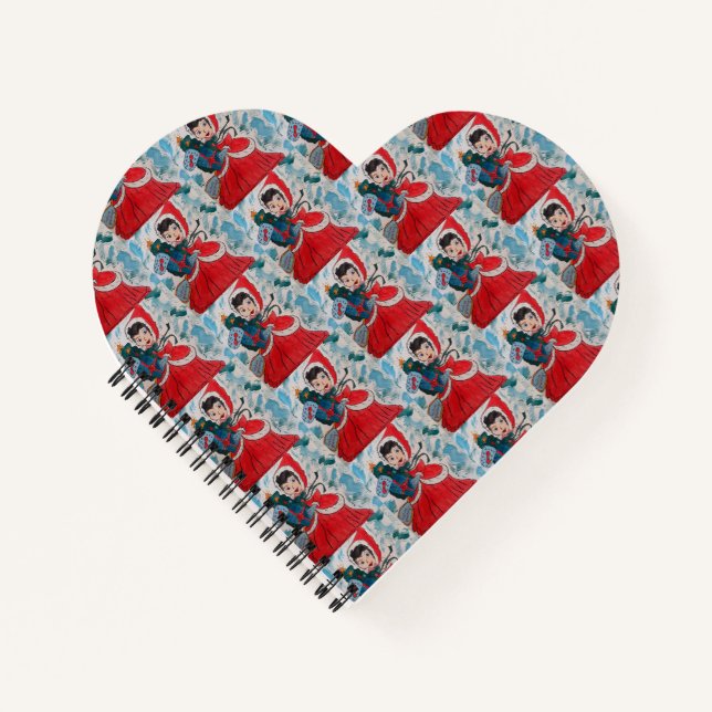 Cuaderno El corazón de los Navidades ayudantes de Santa Ele (Anverso)