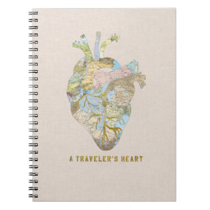 Cuaderno El corazón de un viajero