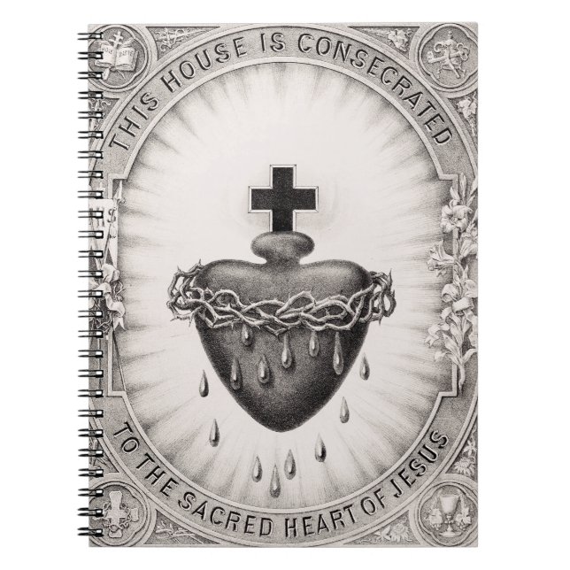 Cuaderno El Corazón más sagrado de Jesucristo (Frente)