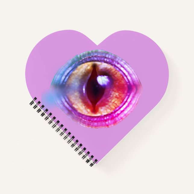 Cuaderno El corazón ocular de la fantasía encantada mágica (Anverso)