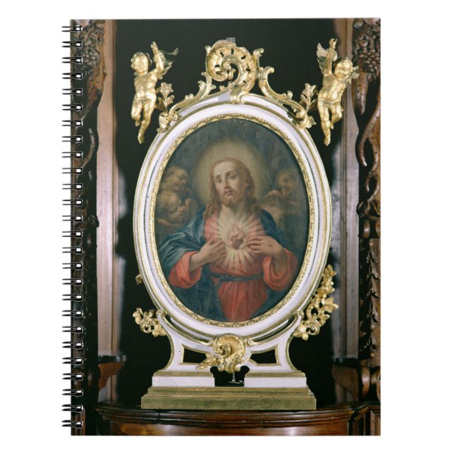 Cuaderno El corazón sagrado de Cristo, del Scho de embarque (Frente)