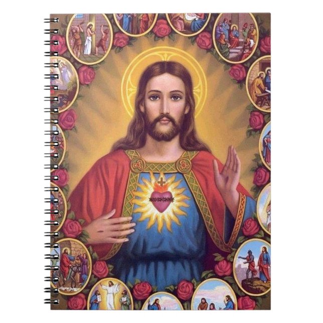 Cuaderno El corazón sagrado de Jesús (Frente)