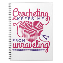 Cuaderno El Crocheting Me Impide Desentrañar