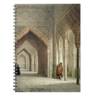 Cuaderno El cuarto de la corte de Alhambra, Granada, 1853