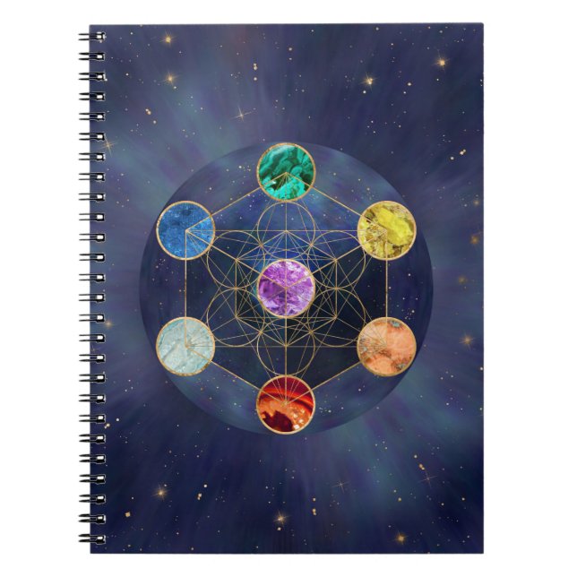 Cuaderno El cubo de Chakras de Metatron es una geometría sa (Frente)