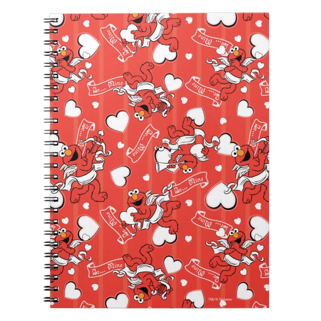 Cuaderno El Cupido de Elmo del Día de San Valentín (Frente)