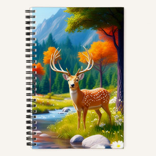 Cuaderno El Deer Dorado en el bosque 987679