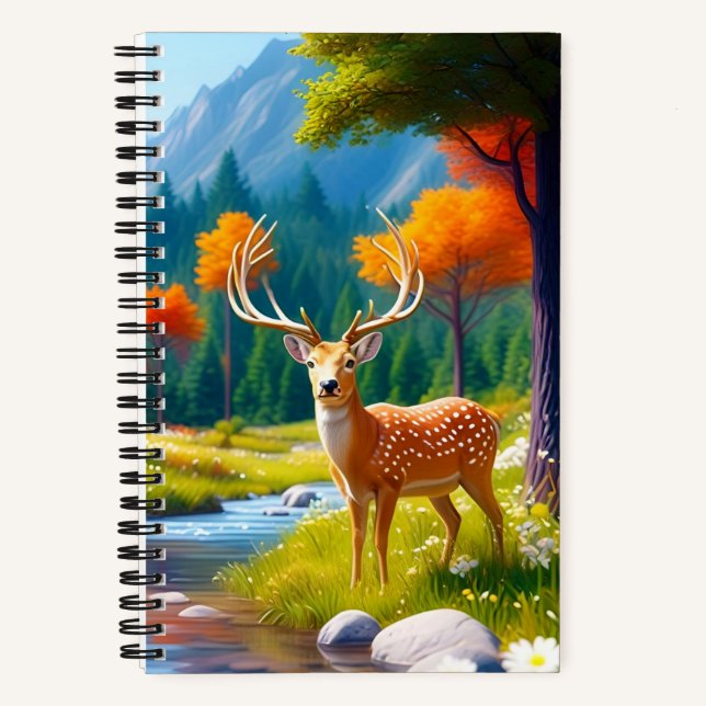 Cuaderno El Deer Dorado en el bosque 987679 (Anverso)