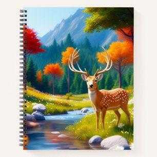 Cuaderno El Deer Dorado en el bosque 987679