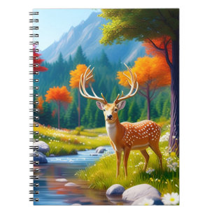 Cuaderno El Deer Dorado en el bosque 987679