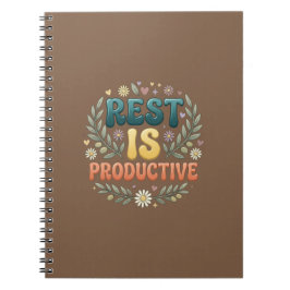 Cuaderno El descanso es productivo | Inspiración de autocui