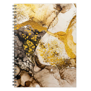 Cuaderno El desierto de Sands - ART. Giro dorado. Vibrante 