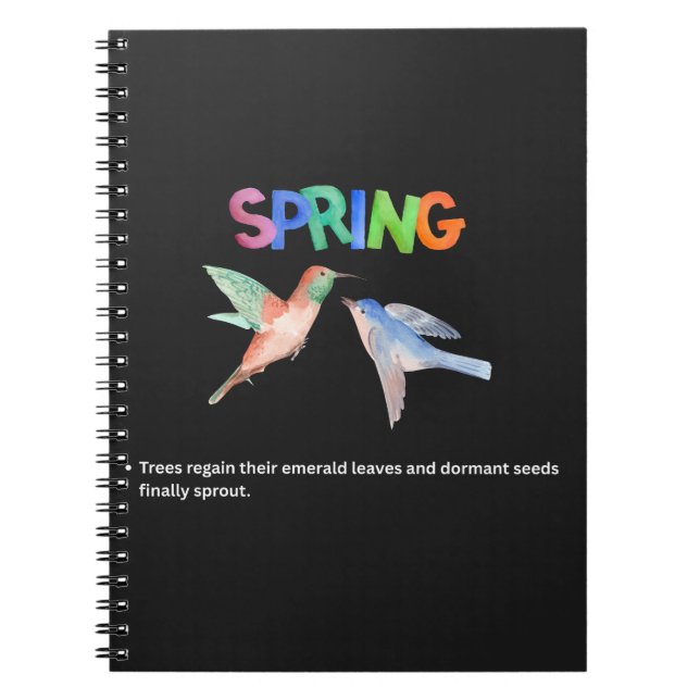Cuaderno El Despertar: Un Tributo Visual a la Primavera (Frente)