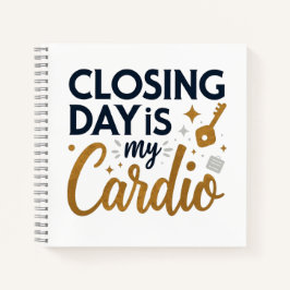 Cuaderno El Día de Cierre Es Mi Regalo de Tarjeta para Corr