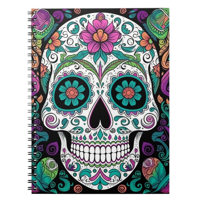 Cuaderno El Día De La Calavera Del Azúcar (Frente)