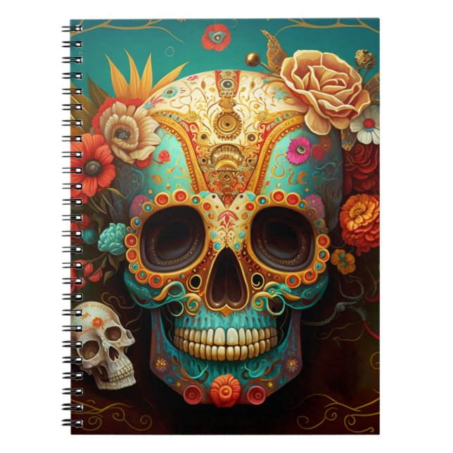 Cuaderno El Día De La Calavera Del Azúcar (Frente)