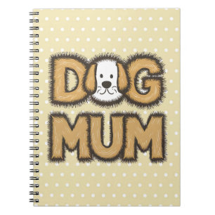 Cuaderno El día de la madre de la mamá de perro de dibujos