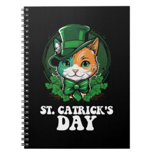 Cuaderno El Día de los gatos de St. Catricks