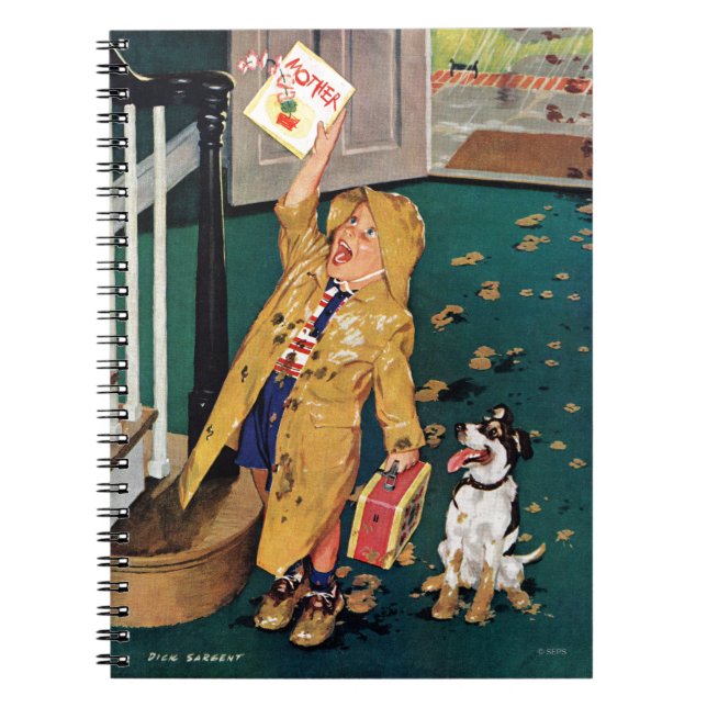 Cuaderno El día de madre feliz (Frente)