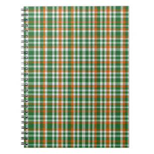 Cuaderno El Día de San Patricio la bandera de Irlanda color