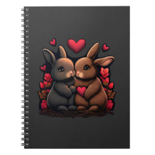 Cuaderno El día de San Valentín Bunny Bliss, Love Hearts y