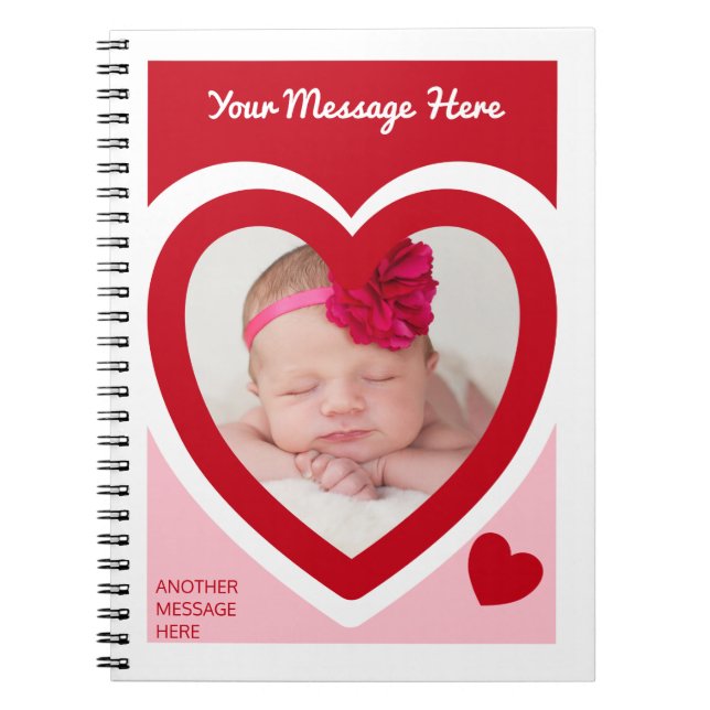 Cuaderno El día de San Valentín Candy Hearts Box Personaliz (Frente)