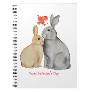 Cuaderno El día de San Valentín Conejo Cute